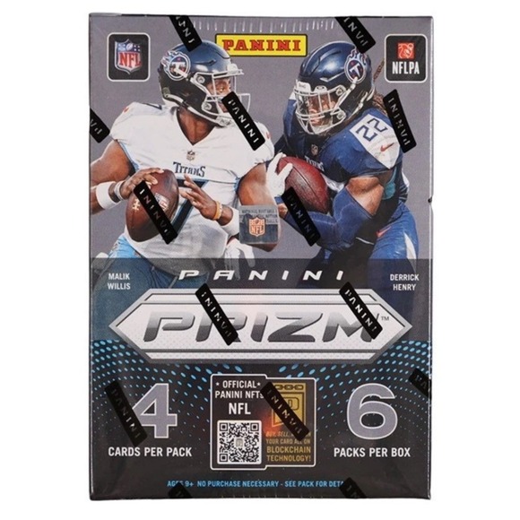 2022‎ Panini Prizm Football Blaster Box (Red White & Blue Prizms)